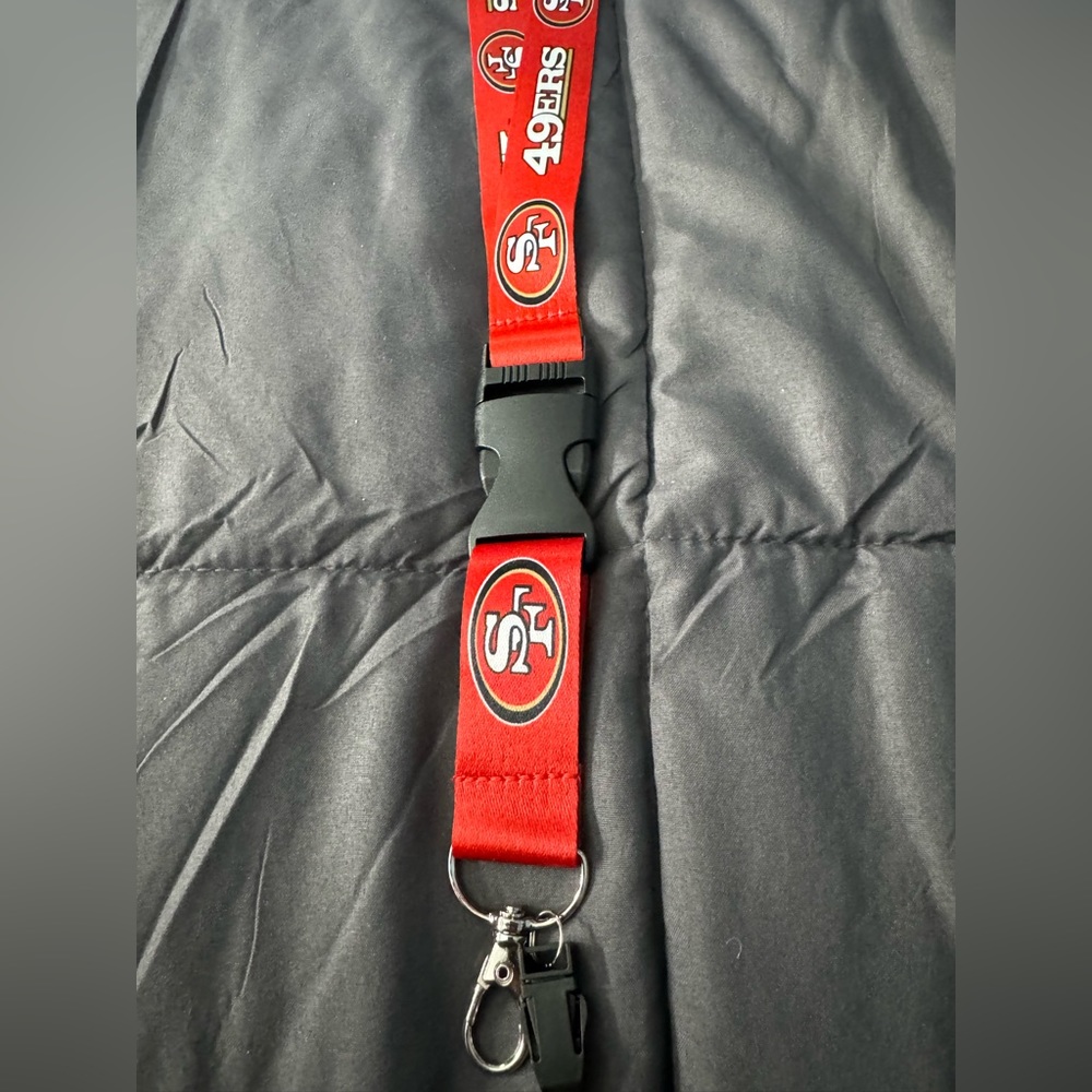 NEW SF 49ers Double Sided Lanyard- $7 (Firm) - Picture 3 of 3